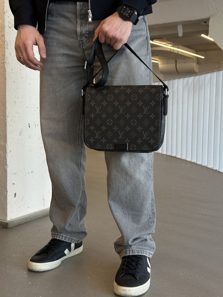 Мужская сумка Louis Vuitton чоловіча сумка барсетка мессенджер клатч