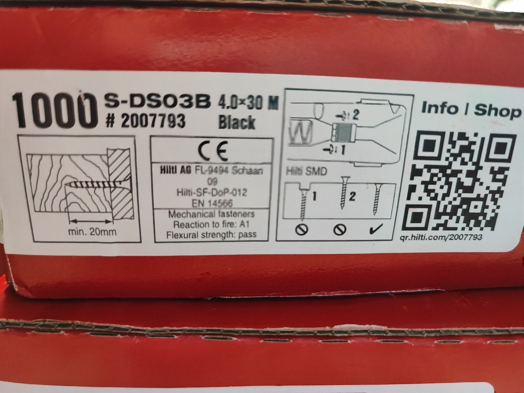 Hilti шурупи на стрічці