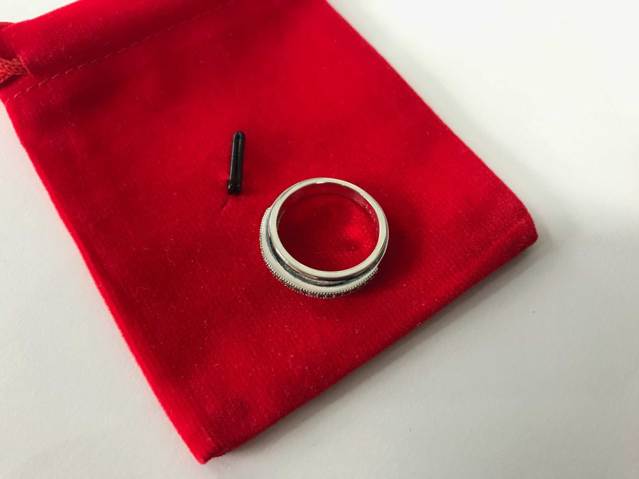 Anel Triple Band Pavé Pandora em Prata de Lei 925 Novos