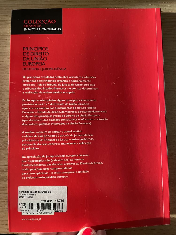 Livro Direito da União Europeia