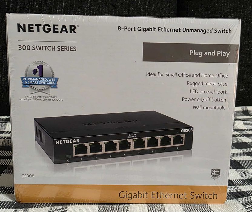 Switch Netgear GS308v3 8 portów Gigabit