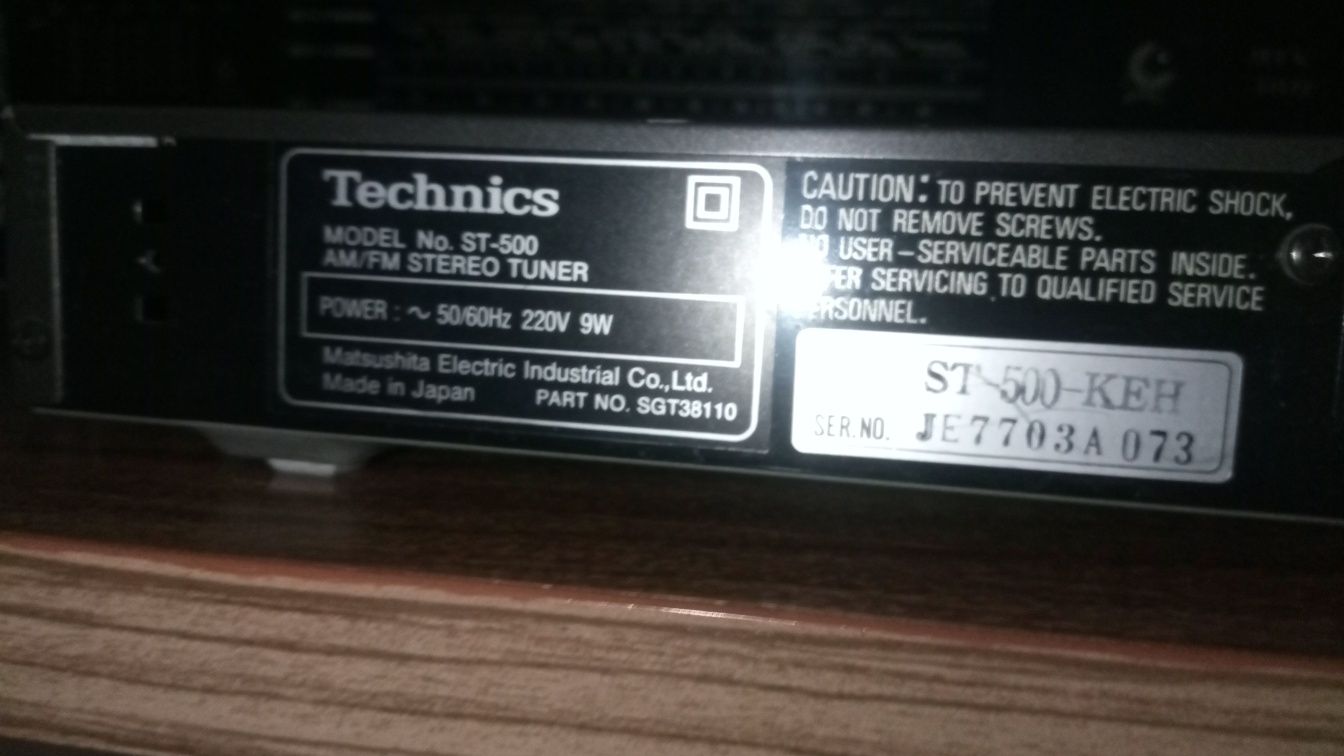 Technics tuner z dużej wieży