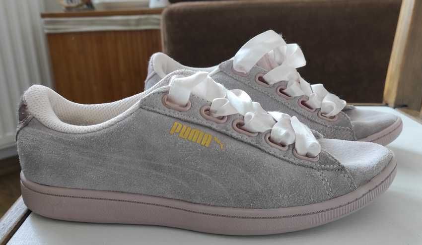 Sneakersy PUMA zamsz 37,5 - 23,5 cm