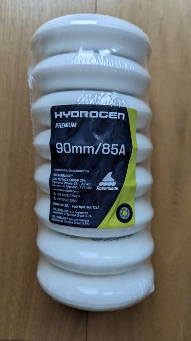 Kółka do rolek Rollerblade Hydrogen 90 mm 85 A - 8 sztuk