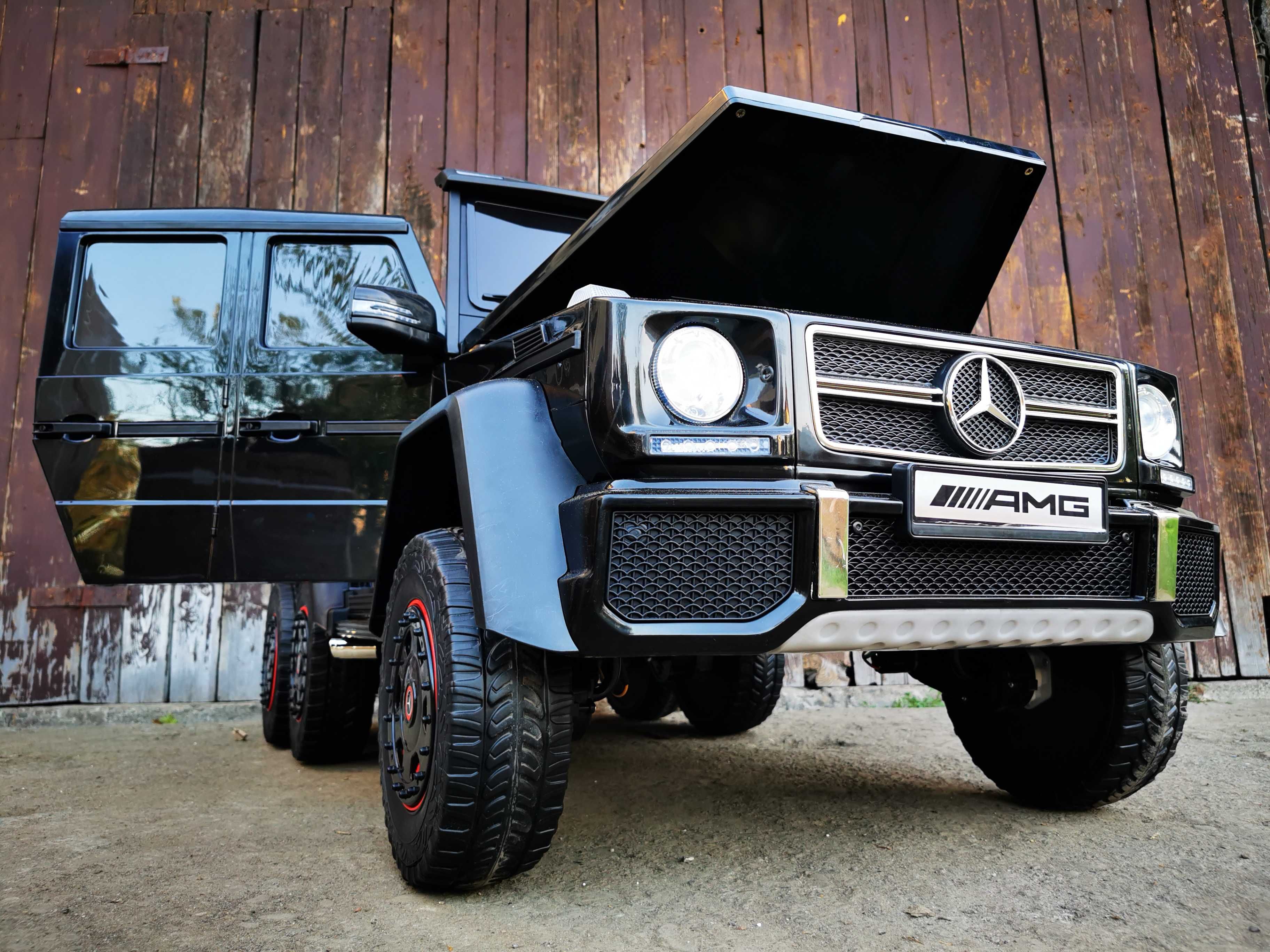 MERCEDES AMG G KLASA 6x6 24V 480W Auto Akumulator Elektryczny 3 DZIECI