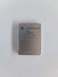 Karta pamięci PS2 PlayStation 2 srebrna