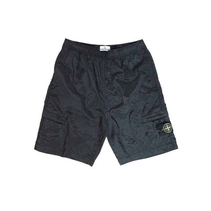 Шорти STONE ISLAND L1721 Nylon Metal Econyl Bermuda Shorts Black