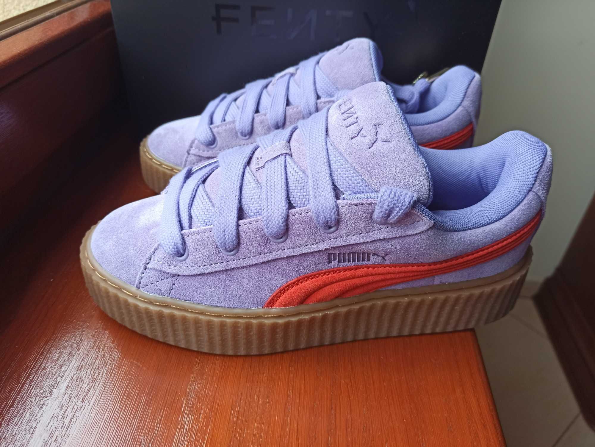 (r. 38) Puma Creeper Phatty Rihanna Fenty Lavender Alert 396403,-03