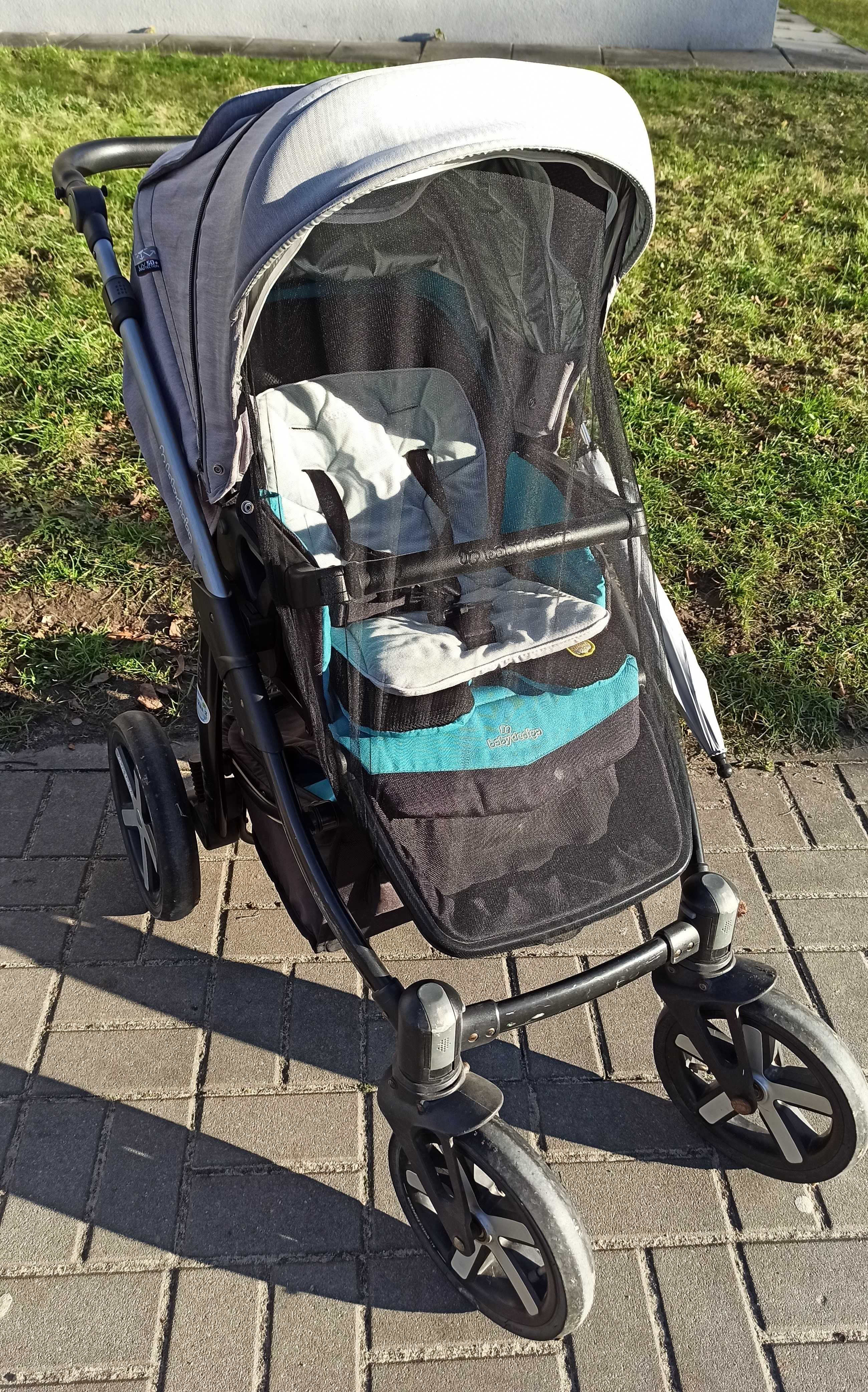 Wózek dziecięcy Baby Design Husky 2w1 - lato/zima + dodatki