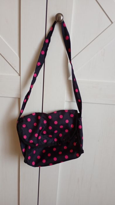 Torebka do wózka dziecięcego w kropki