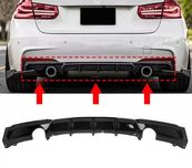 DYFUZOR TYLNY zderzaka BMW F30 F31 M PAKIET 2012/2018 czarny 335 look