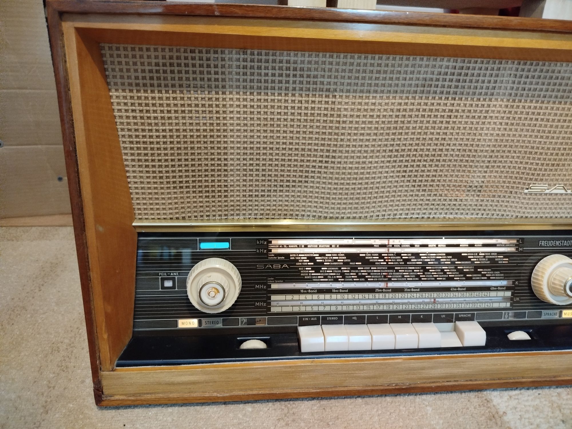 Saba Freudenstadt 125 Stereo Lampowe Vintage