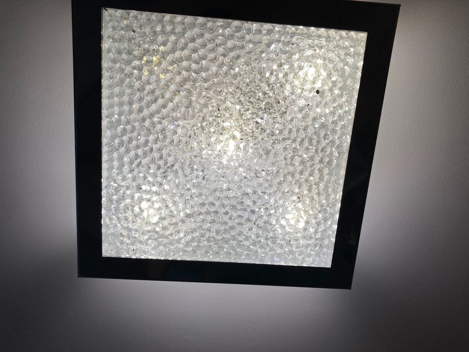 Lampa sufitowa led z kryształami