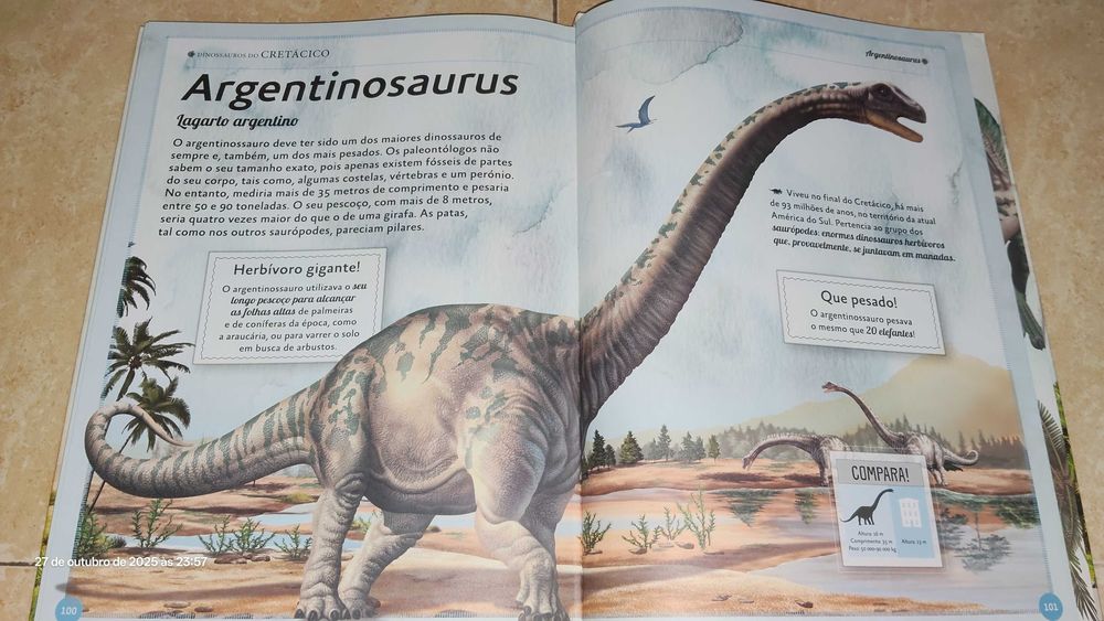 O magnífico livro dos dinossauros