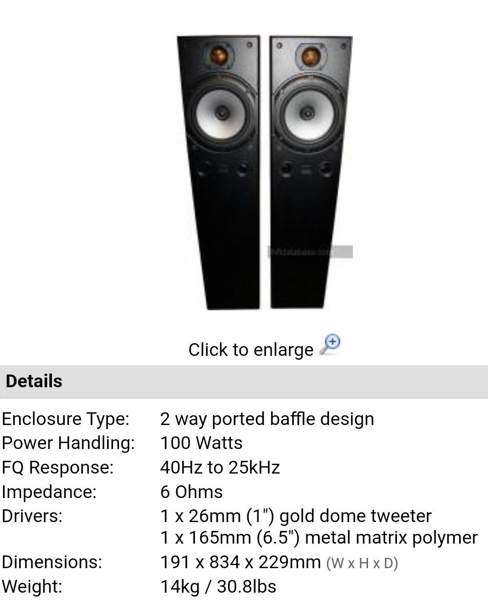 Para venda Colunas de Som Monitor