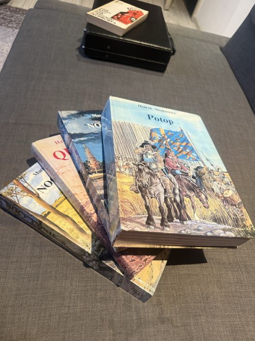 Klasyka literatury w pięknym wydaniu Potop Qvo Vadis Noce i Dnie