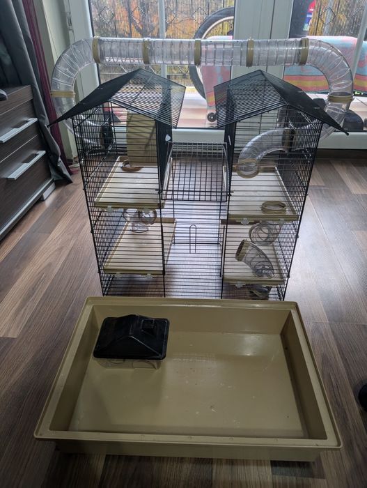 Klatka dla gryzonia (chomika, myszy, szczura itp.)