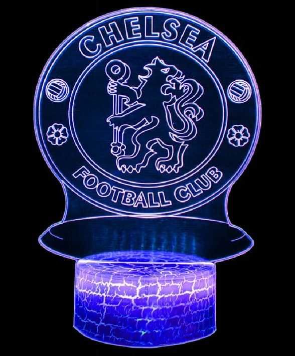 Lampka Nocna Dla Dzieci Chelsea 3D LED + Pilot