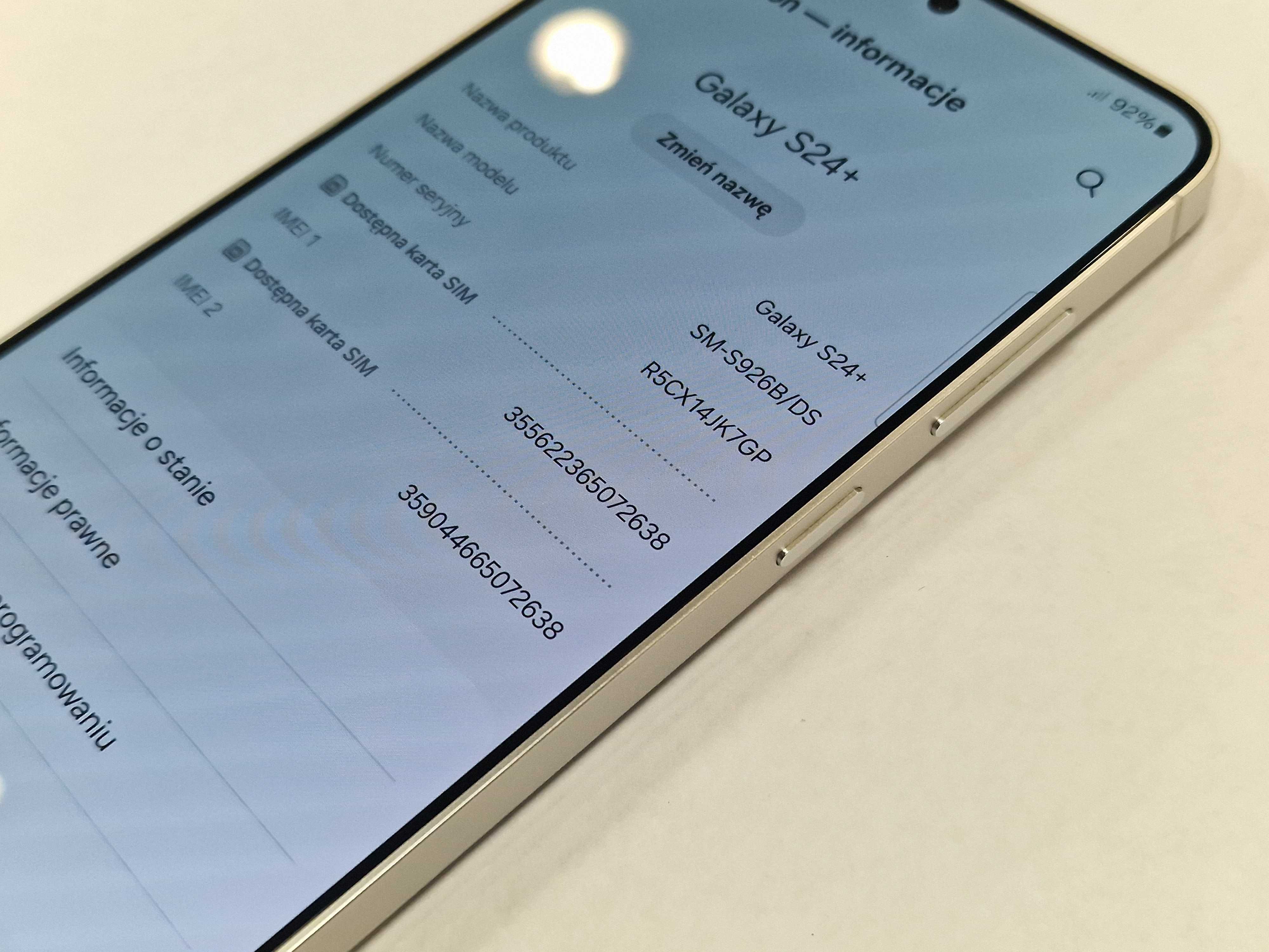 Samsung Galaxy S24+ Plus/ 12GB/ 256GB/ Marble Gray/ Grade A/ BEZ RAT