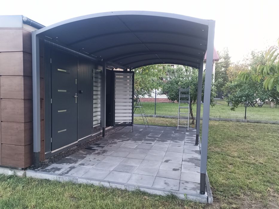 Dom modułowy całoroczny 36 m2 na zgłoszenie bez pozwolenia.