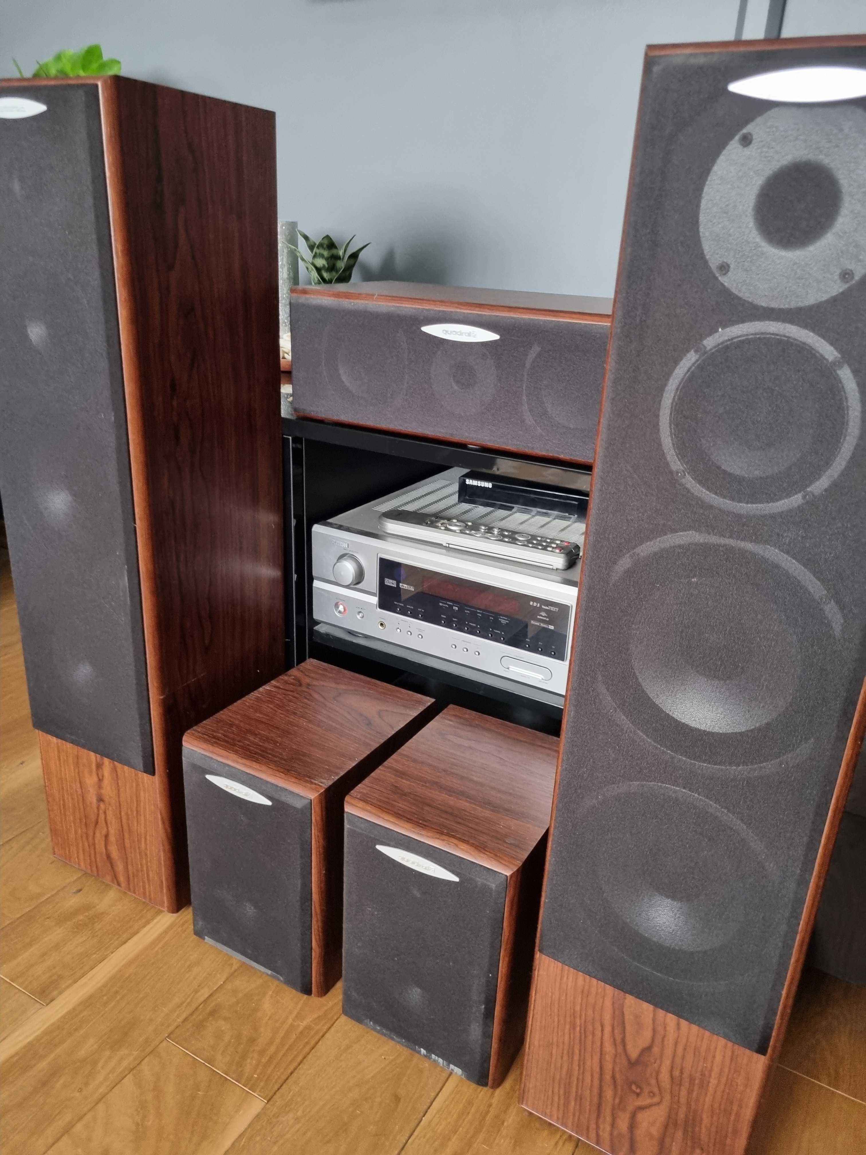 Głośniki Quadral 500F + Amplituner DENON AVR-1507