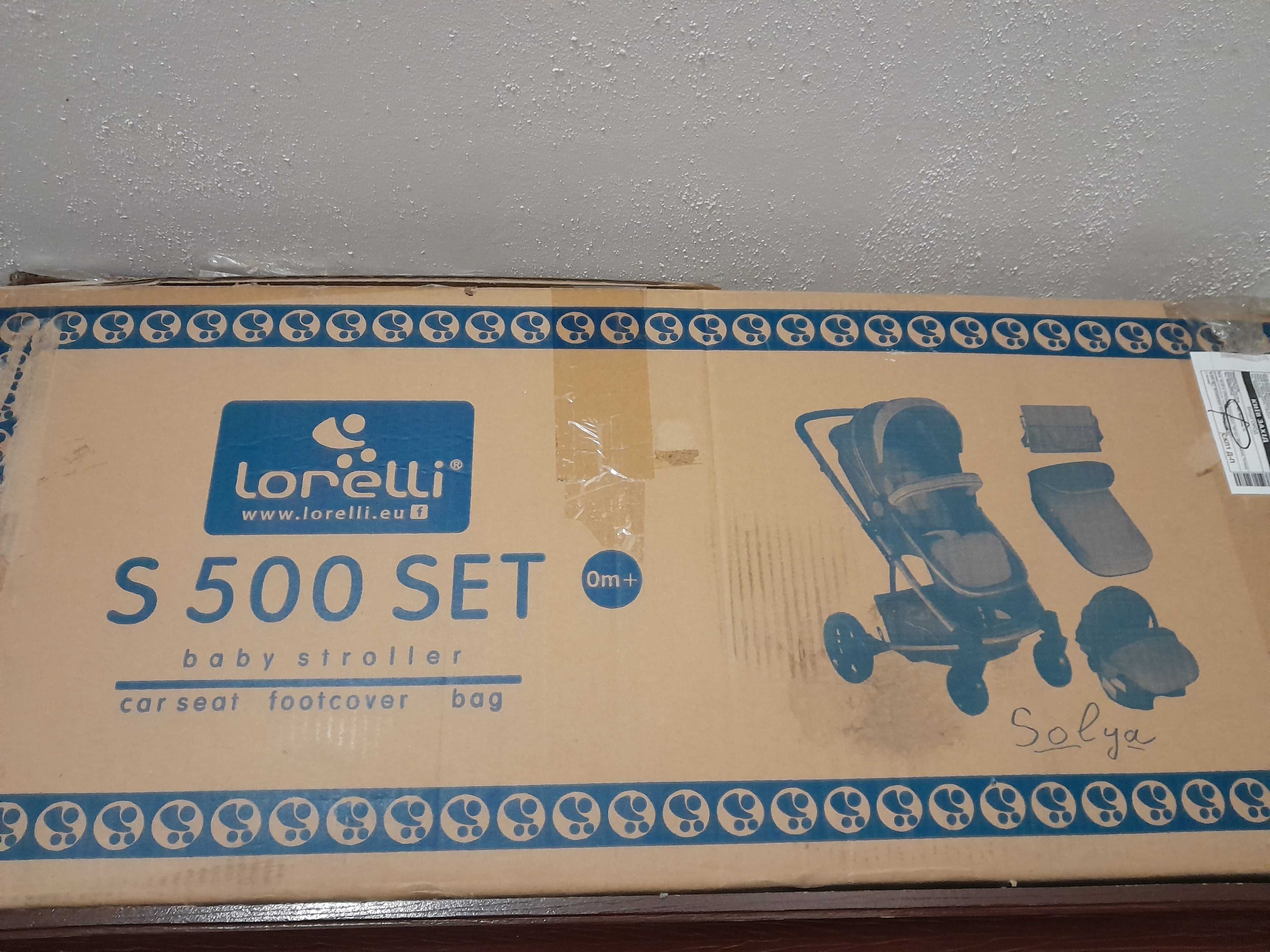 Коляска дитяча, для дівчики, Lorelli S 500 SET, б/у