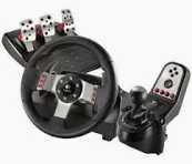 volante longitech g27 com pedais e shifter
