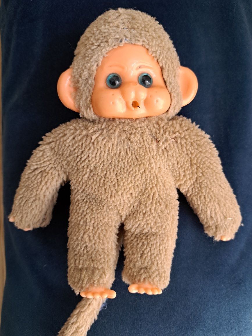 małpka Monchhichi z PRL, do kolekcji, zbiórka