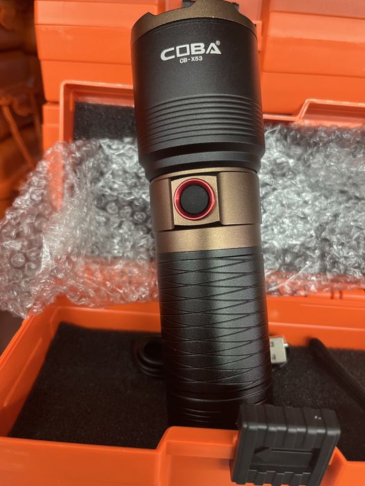 Lanterna ultra potente zoom 2 km regulavel