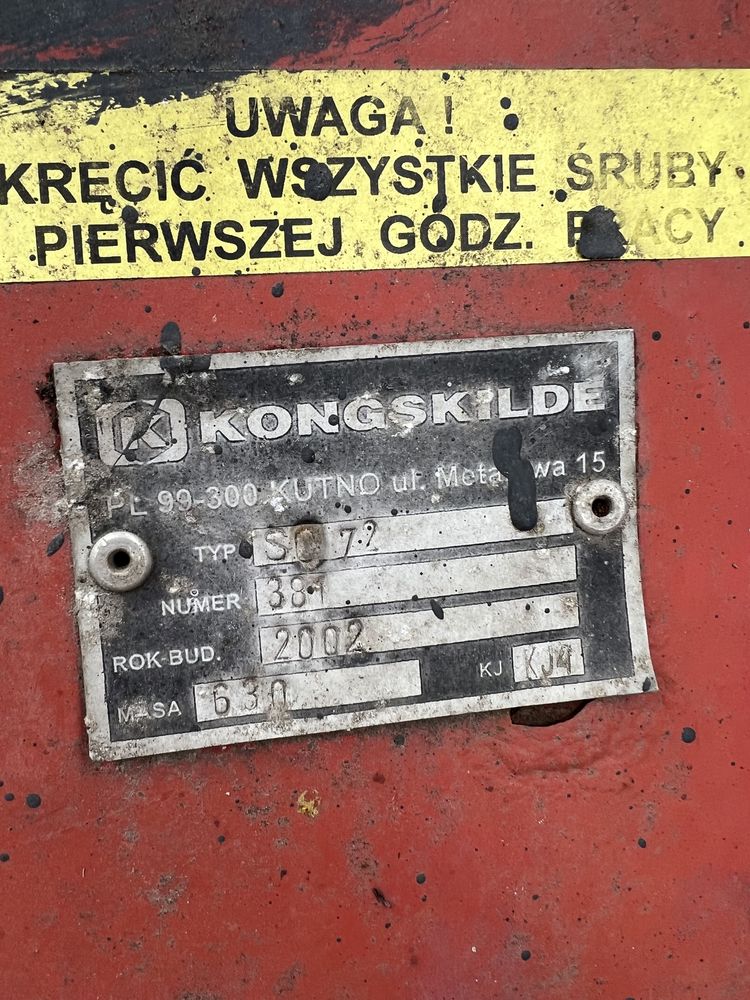 Siewnik do kukurydzy kongskilde 6 rzędów