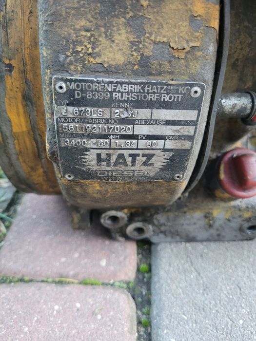 Stary silnik hatz e673 es retro vintage prl loft