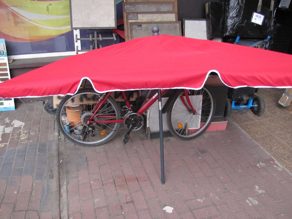 Parasol ogrodowy Prostokątny uchylny 200x125cm czerwony Vounot