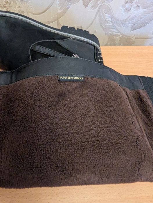 Зимові сапоги, нат. нубуку, євро, р.35