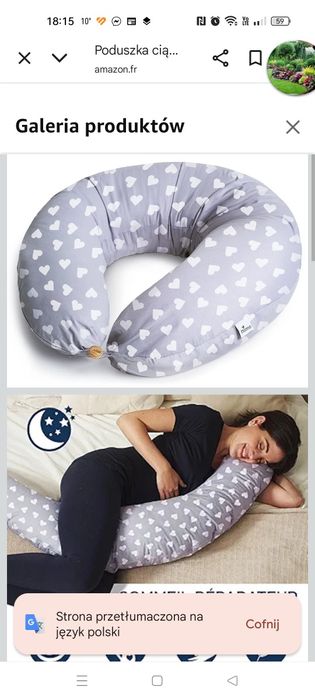 NIIMO XXL Poduszka Ciążowa i Do Karmienia 100% Bawełna Szara 200x70 cm