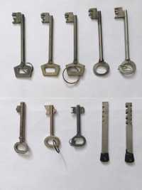 Ключи разные, заготовки для ключей