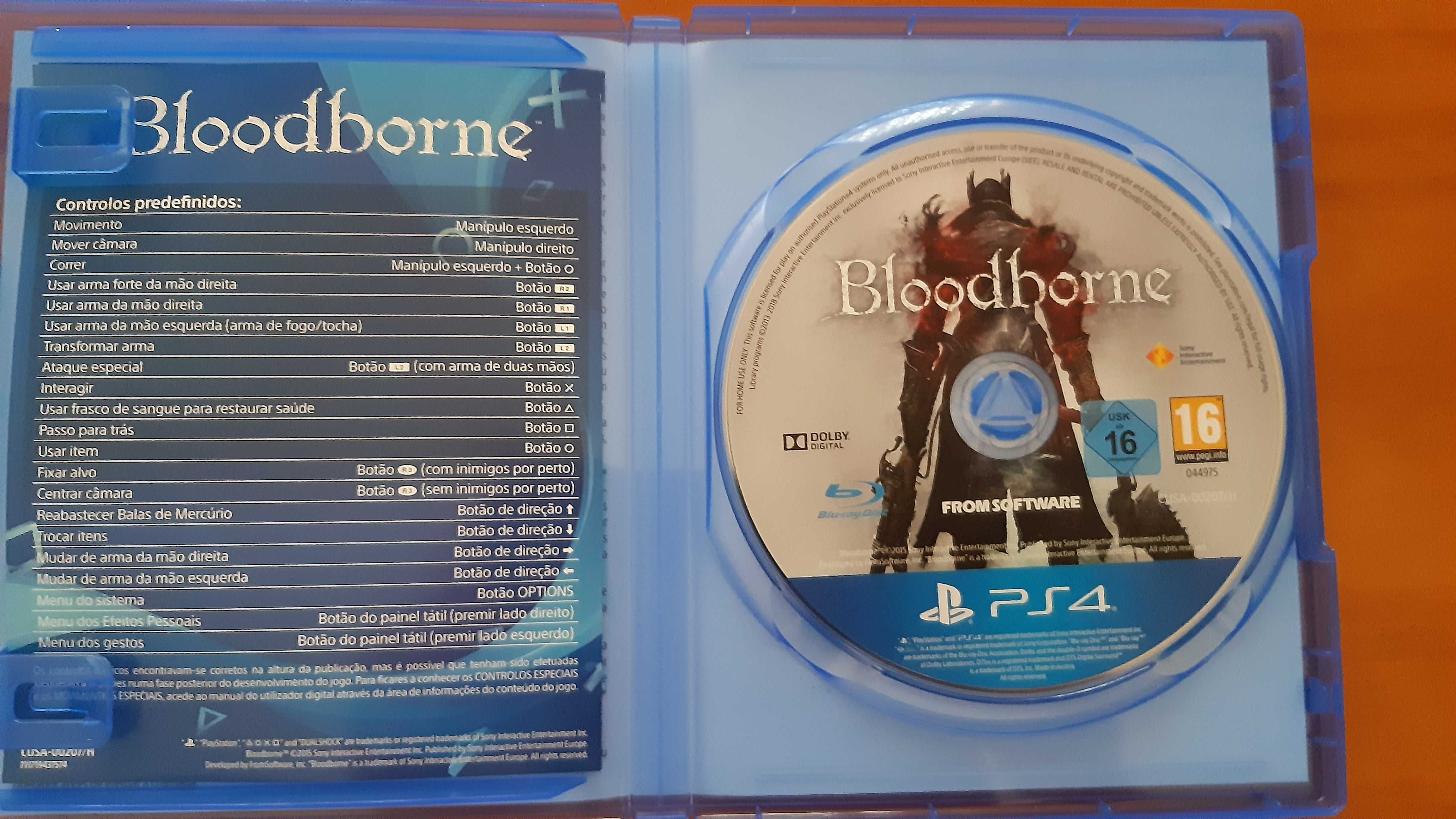 PS4 jogo Bloodborne