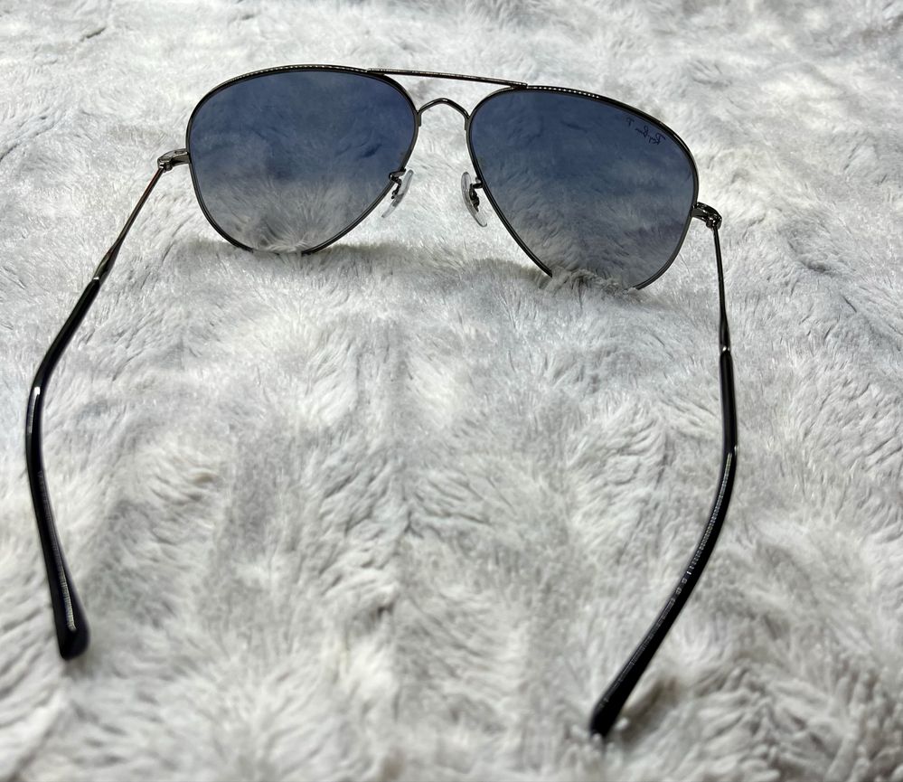 Nowe okulary Ray-Ban RB 3825 z fakturą - oryginał, nieużywane
