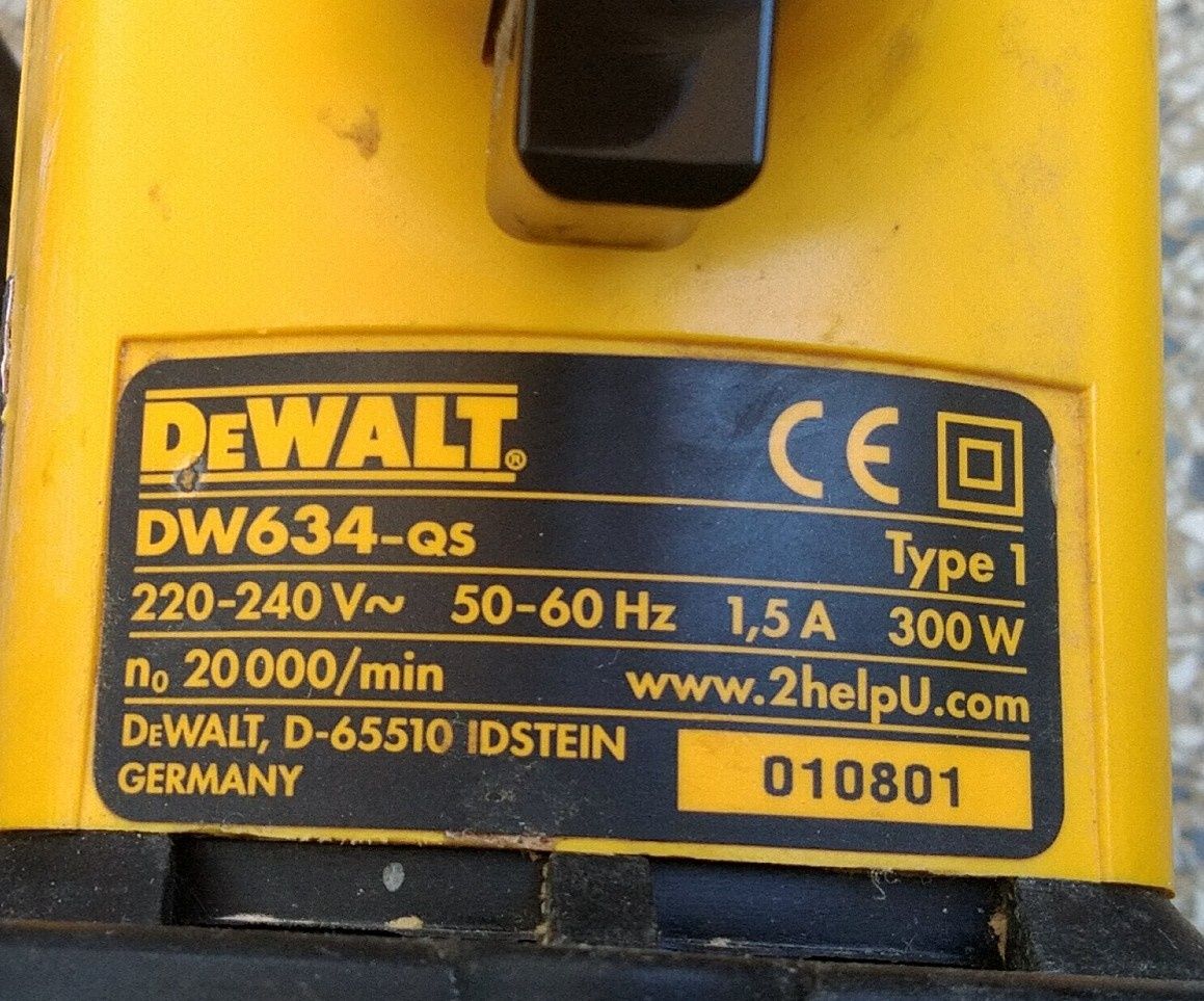 DeWalt dw 634-qs lixadeira