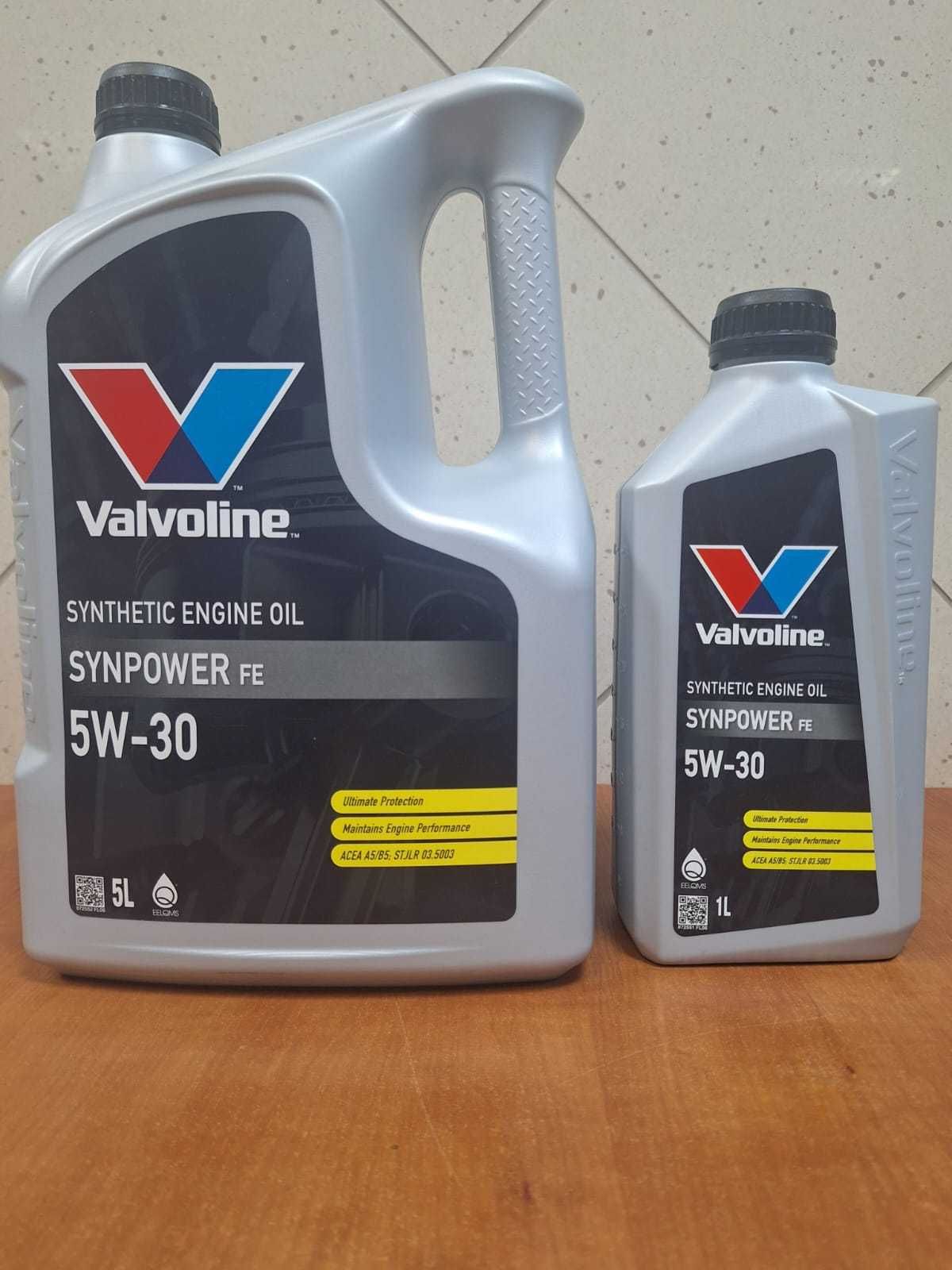 Olej Silnikowy Syntetyczny Valvoline Synpower FE 5W30 5L 1L