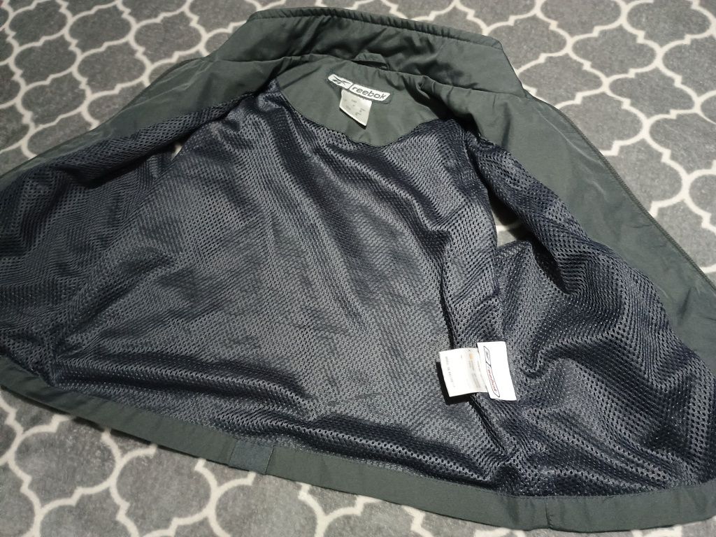 Kamizelka wiosenna jesienna szara grafitowa Reebok r. 147 122 i 128