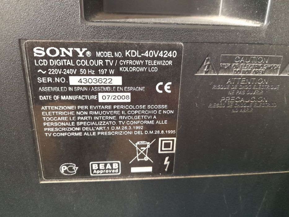 Telewizor Sony 40 cali
