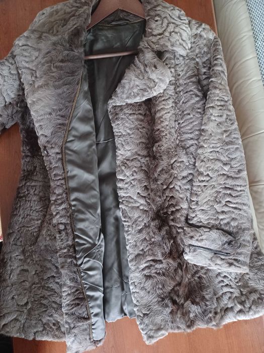 damskie naturalne futro, karakuły, L, XL