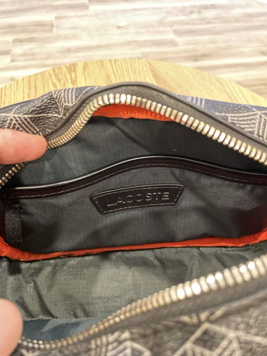 Lacoste monogram crossbody чоловіча сумка