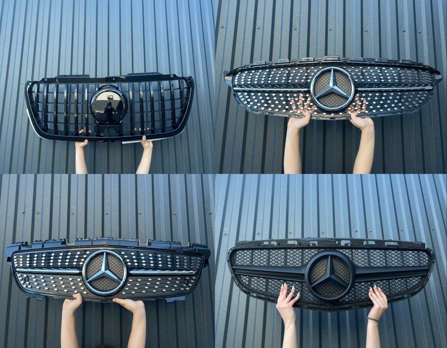 Нова решетка решітка mercedes мерседес glc glb g ml cl gls gle gla cls