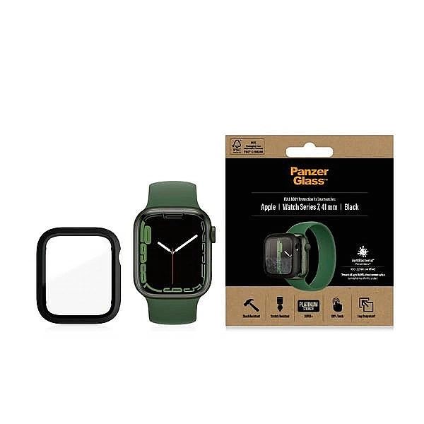 Etui PanzerGlass Full Body na Apple Watch 7 / 8/41 mm - czarne