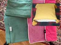 Наволочка на подушку декор. з 4 китицями 40х40см, Індія та інші, нові