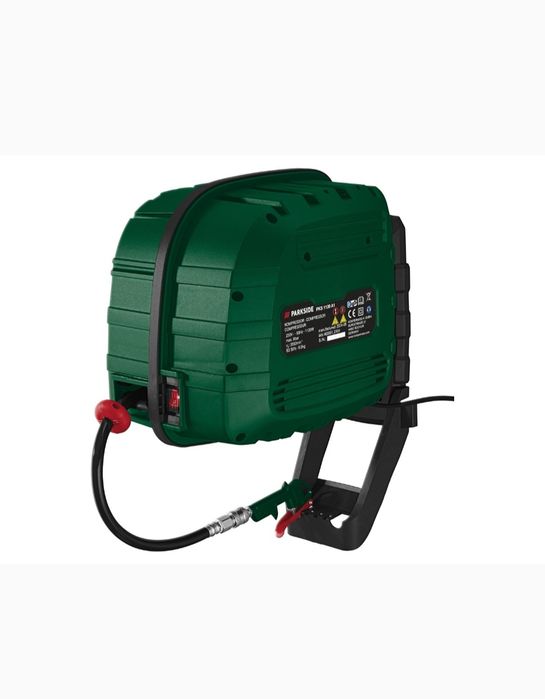 PARKSIDE Kompresor PKS 1100 A1 automatycznym bębnem do nawijania węża