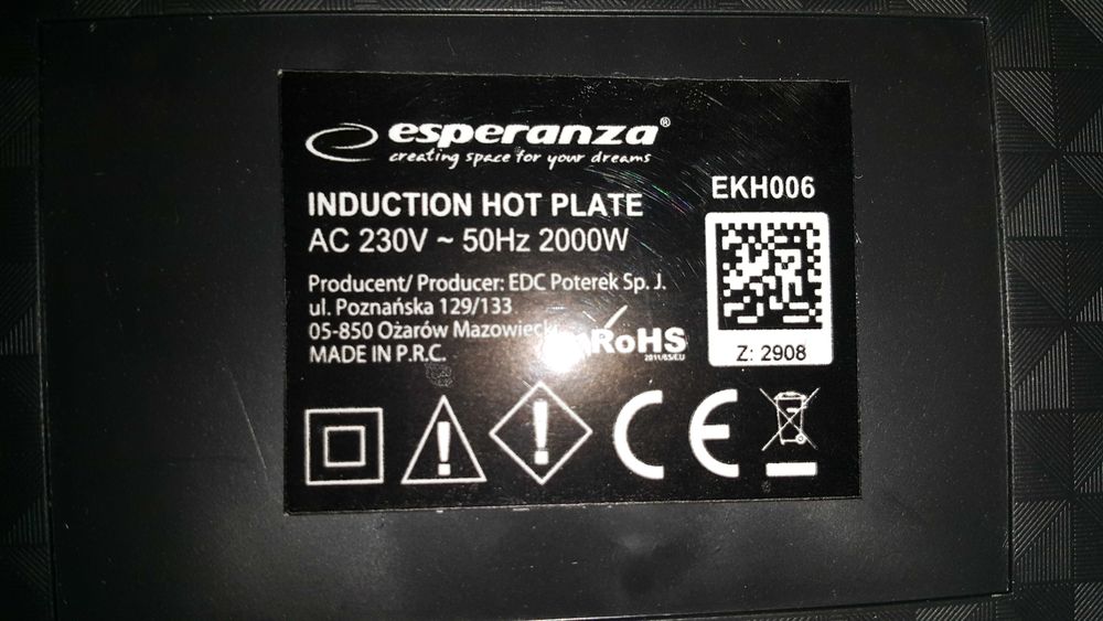 Индукционная плита Esperanza EKH006