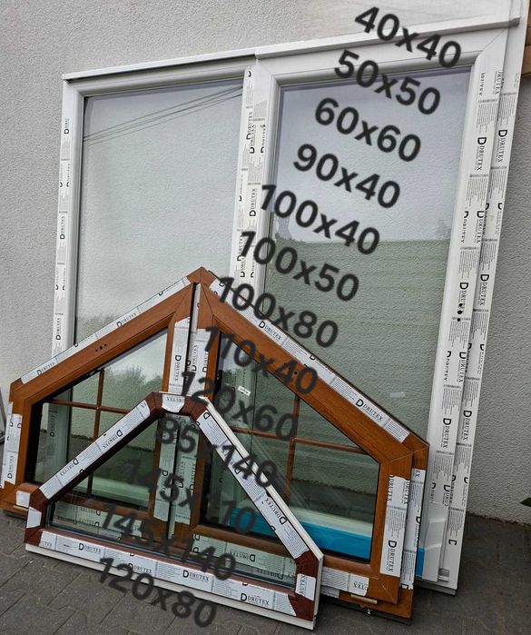 okno dach, strych. szer. 105x59,5 w kolorze dębowym (MACORE)