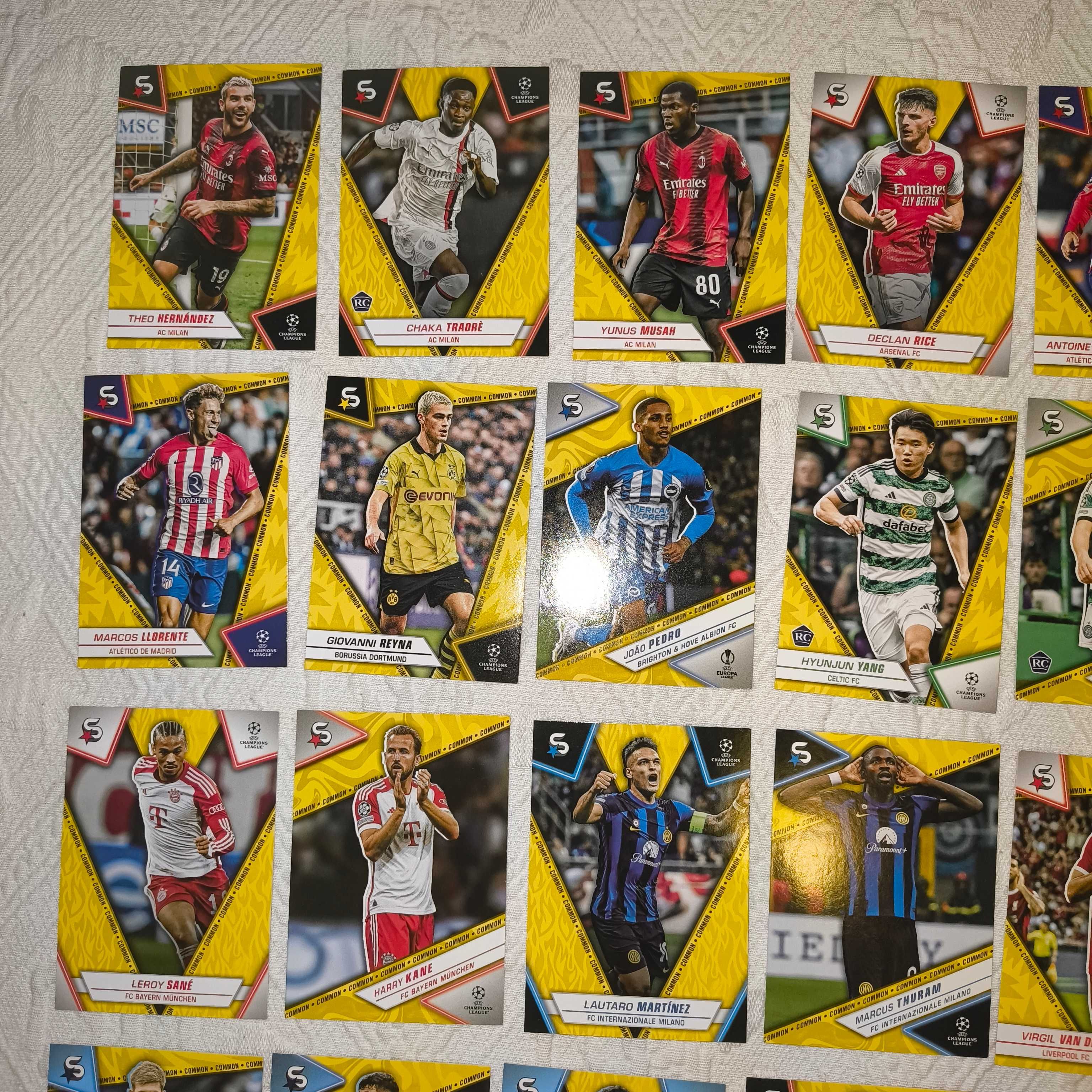Cartas Common Movimento Topps Superstars